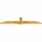 Ekena Millwork Eugene Rough Sawn Timber Gable Bracket, Western Red Cedar, 60"W x 12"H x 2"D x 4"F, 5/12 Pitch GBW060X12X0204EUG00RWR - alternate 3